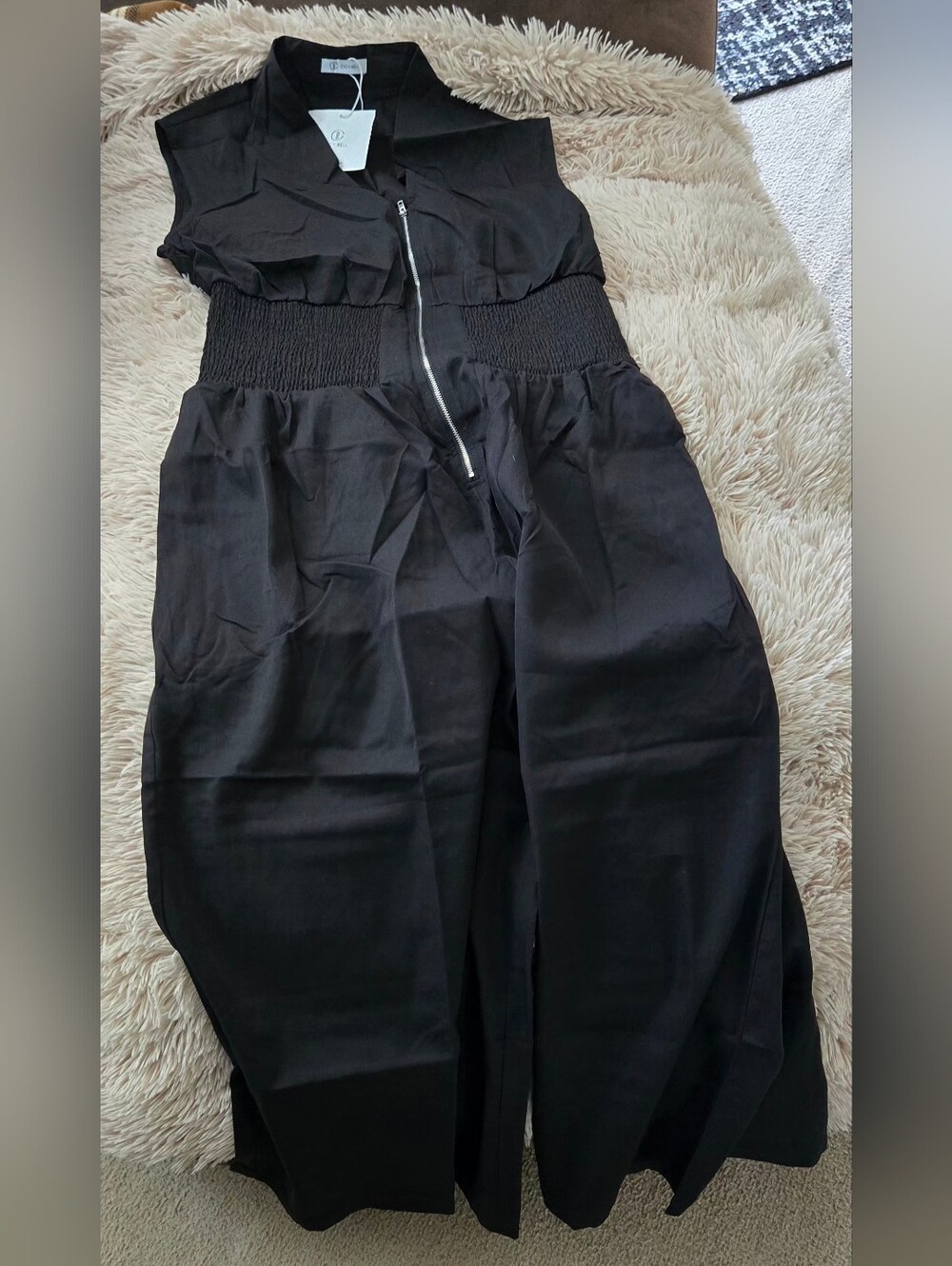 Cicy Bell V Neck Casual Dressy Jumpsuit #1308 - Picture 3 of 7